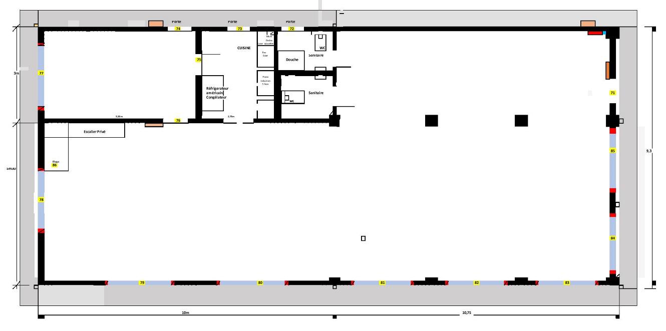 plangrange La Salle de Réception
